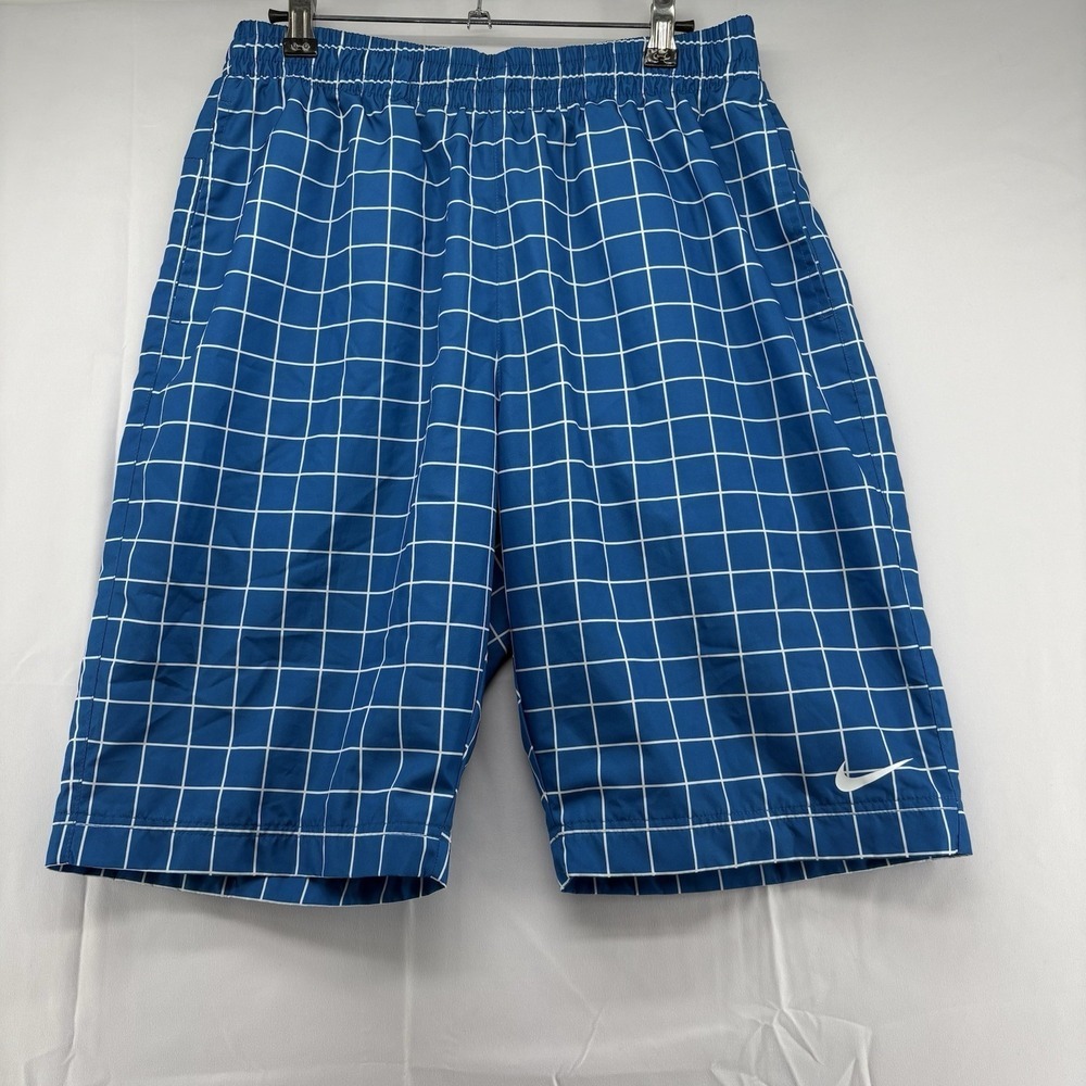 NIKE Men's Woven Flow Shorts Size Med 11" Inseam 28" Stretch Waist #585418-418